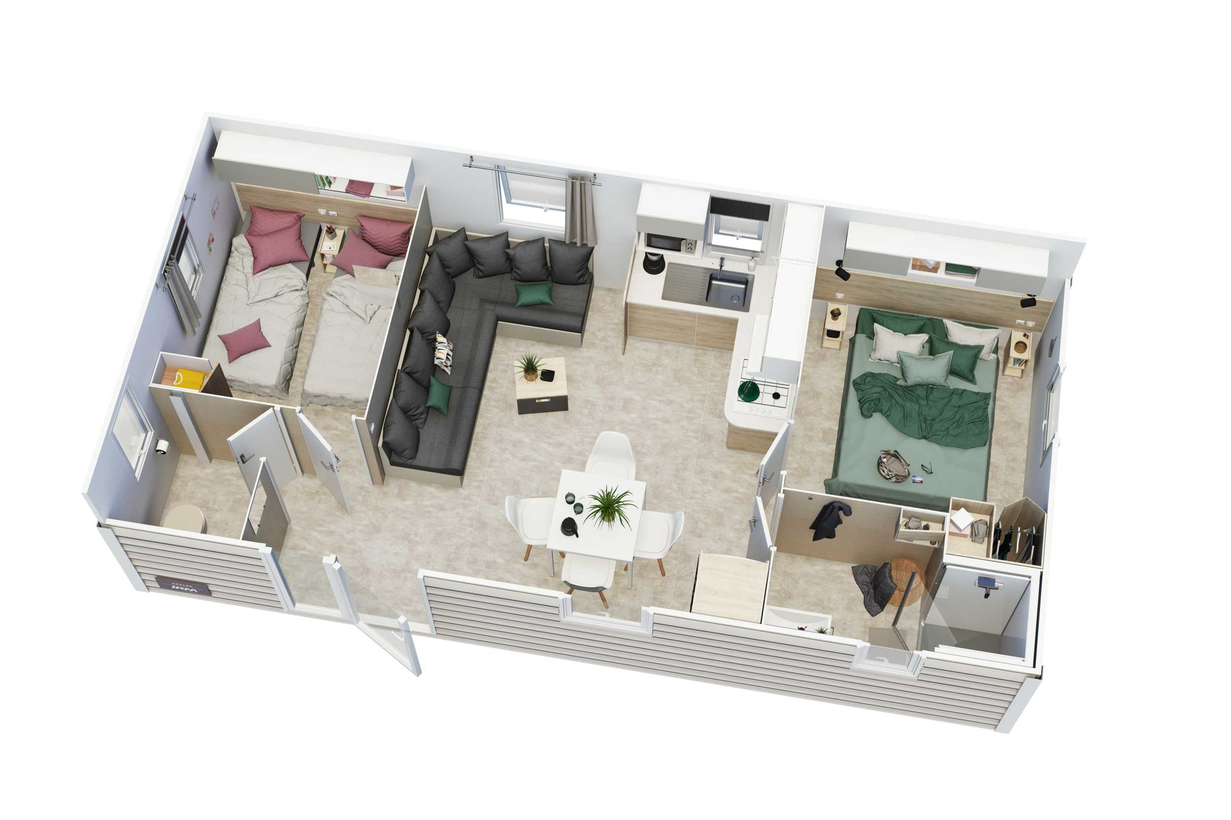 Mobil-home à vendre Mobil home neuf 2chambres au Grau du Roi Le Grau-du-Roi Camping l'Élysée***